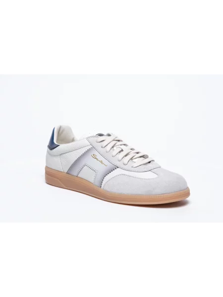 Sneakersy Santoni eleganckie białe