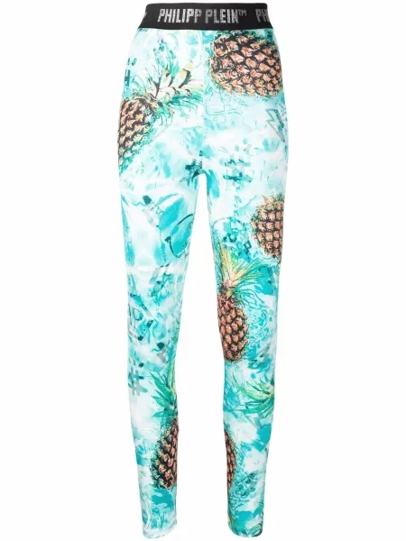 Leggings Philipp Plein verde
