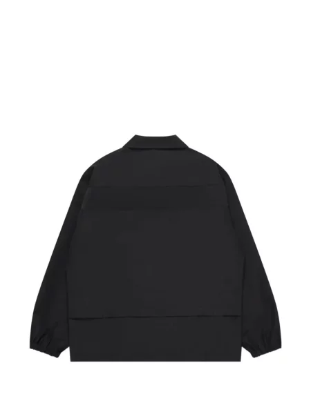 Скейт & стрийт яке тип риза Dover Street Market с автограф черно