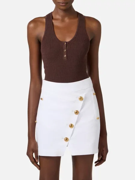 Майка майка Elisabetta Franchi коричнева