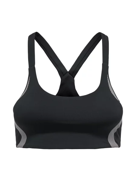ONLY PLAY Sutien sport gri deschis negru