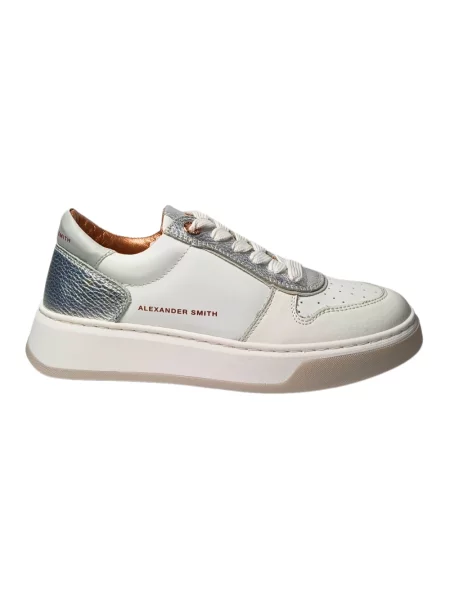 Sneakersy Alexander Smith skórzane białe