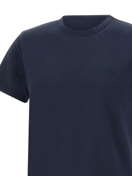 Scurt tricou Sun68 cu decolteu rotund negru