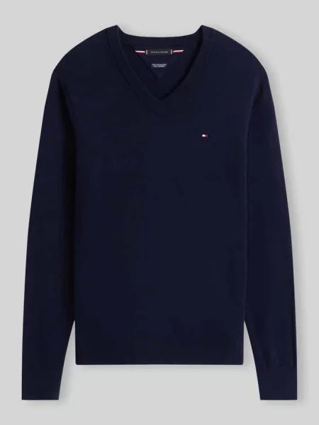 Tommy Hilfiger Sweter Granatowy niebieski