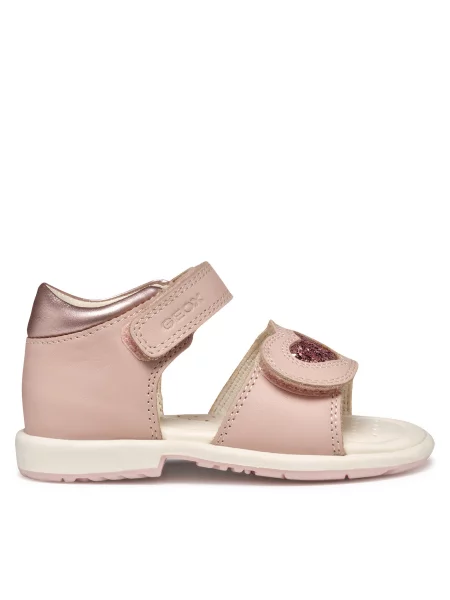 Dětské sandály Geox Verred light rose bílé