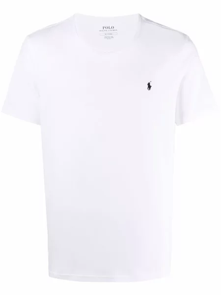 Siuvinėta polo marškinėliai Polo Ralph Lauren balta