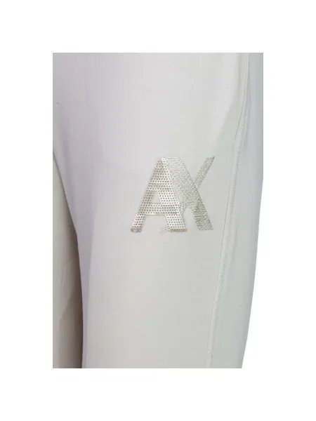 Nohavice Eax biela