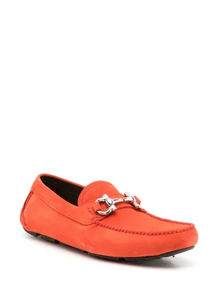 Pantofi loafer Ferragamo din piele portocaliu