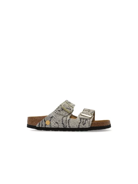 Trampki Birkenstock Arizona Print LEVE Snake Oyster EUR 37 beżowe