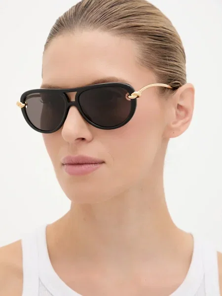 Bottega Veneta ochelari de soare pentru femei negru