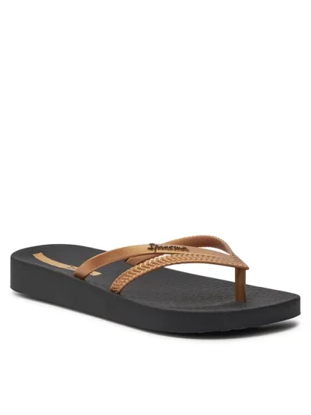 Dámske žabky Ipanema Bossa Soft V black/gold čierna