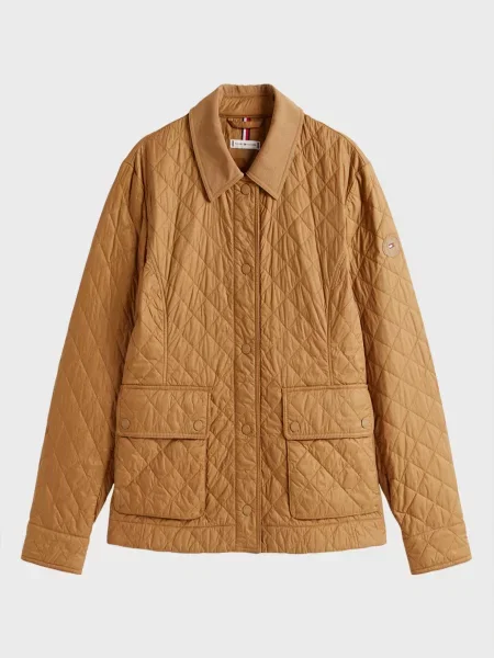 Утеплена куртка Tommy Hilfiger коричнева