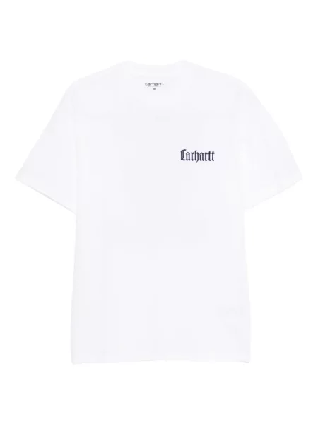 Tricou Carhartt Wip cu broderie alb