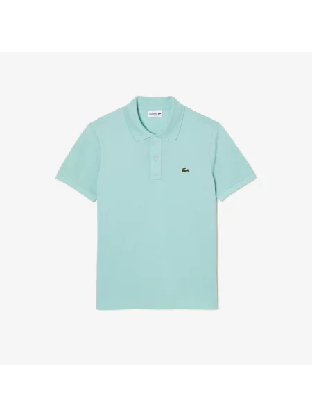 Lacoste Koszulka Polo Slim Fit Petit Piqué zielona