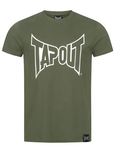 Tapout Tricou oliv alb