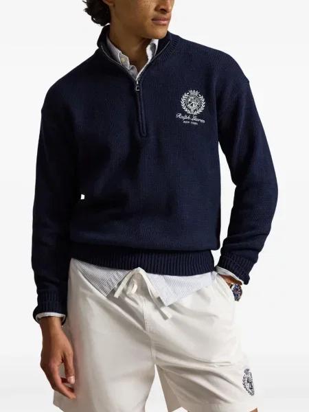 Gulerat șosete Polo Ralph Lauren de lână cu dungi negru