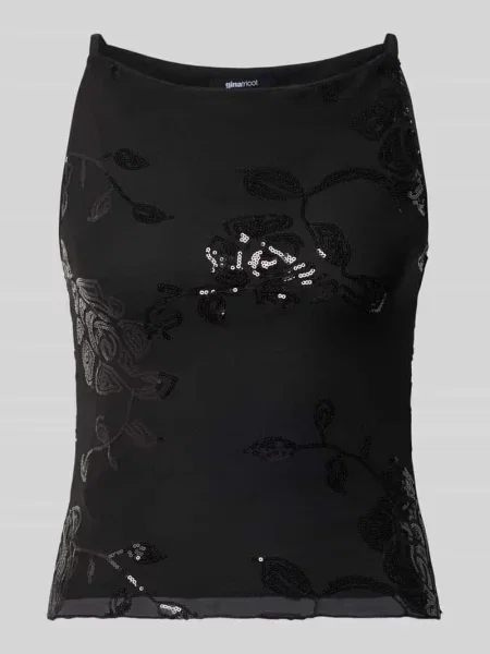 Top Gina Tricot czarny