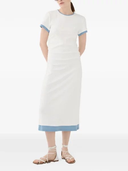 Scurt rochie midi Eleh alb