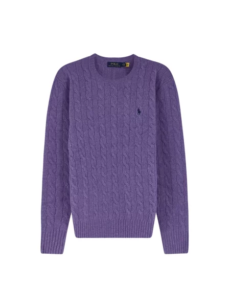 Sweter Polo Ralph Lauren fioletowy