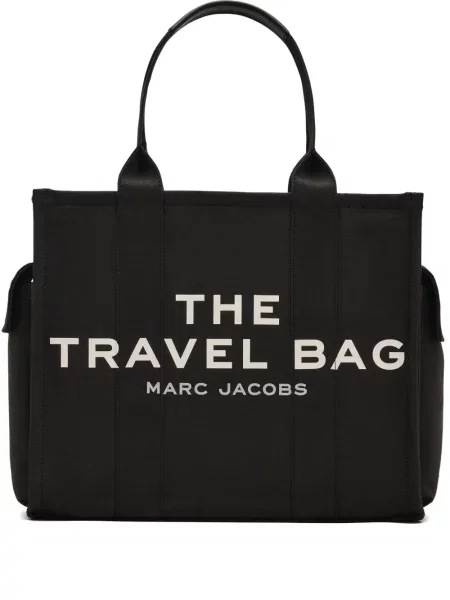 Geantă de voiaj Marc Jacobs din canvas negru