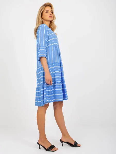 Rochie Sublevel boho albastru