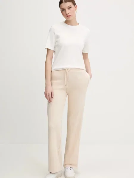 Joop! spodnie dresowe z aplikacją beżowy