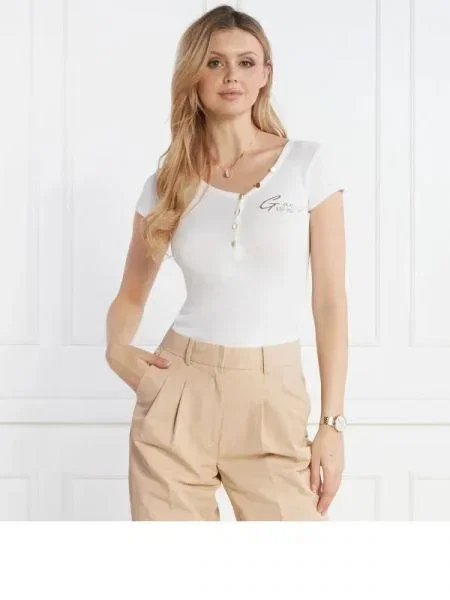 GUESS Tricou alb