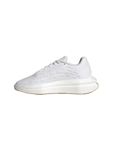 Bežecké bežecké topánky Adidas so sieťovinou biela