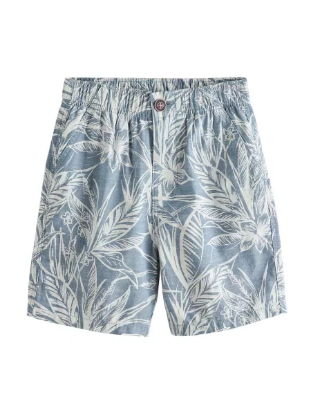 Next Pantaloni albastru deschis alb