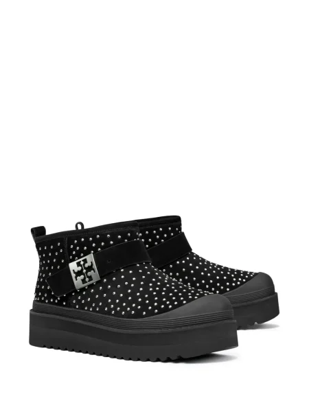 Botine Tory Burch cu platformă negru