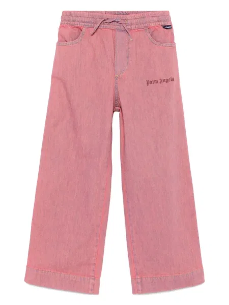 Spodnie dziecięce Palm Angels różowe