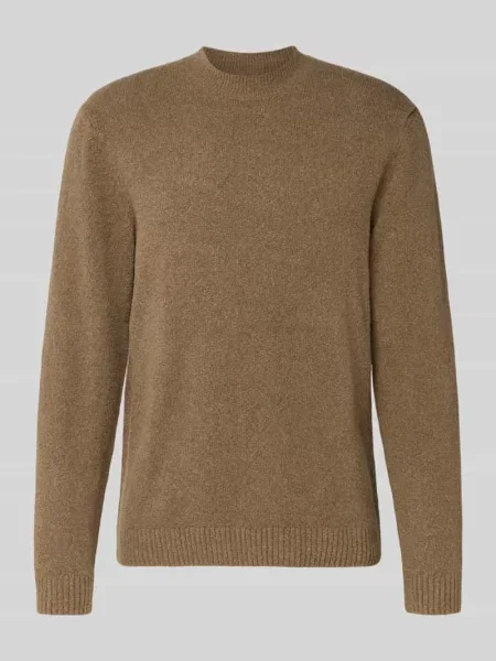 Sweter dzianinowy z kołnierzykiem polo model MAVERICK' Jack & Jones Premium