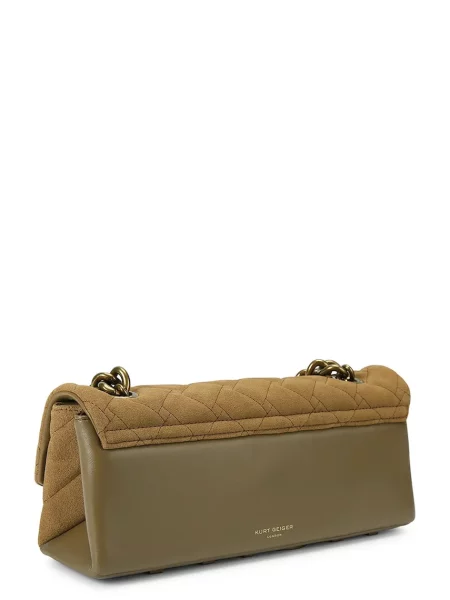 Kurt Geiger London kabelka typu baguette dámska semišová KENSINGTON hnedá