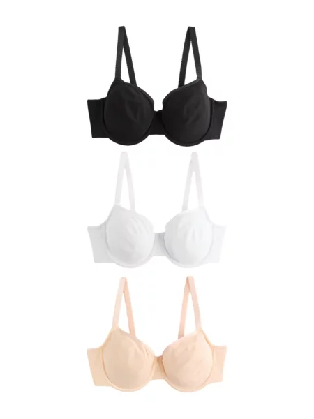 Next Sutien bej / negru alb