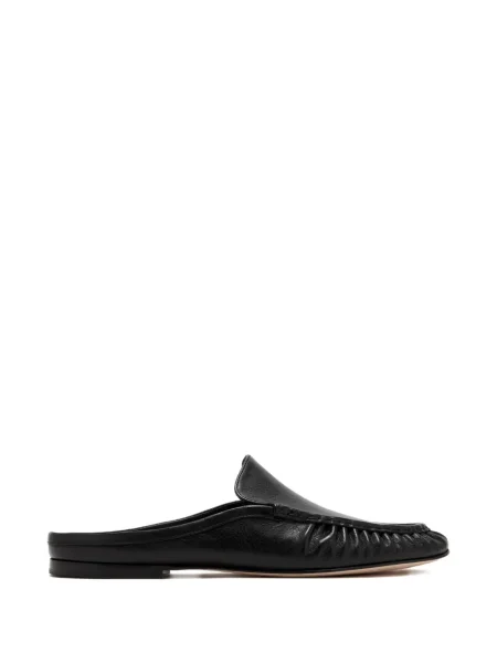 Papuci tip mules Vince negru