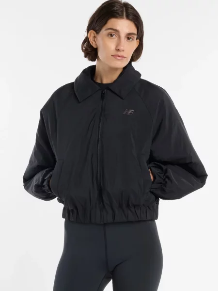 Бомбер New Balance чорний