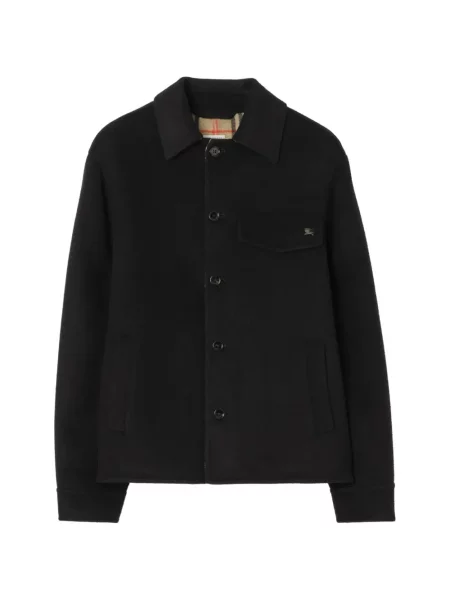 Cămașă Burberry de lână negru
