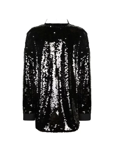 Cămașă Alberta Ferretti cu paiete negru