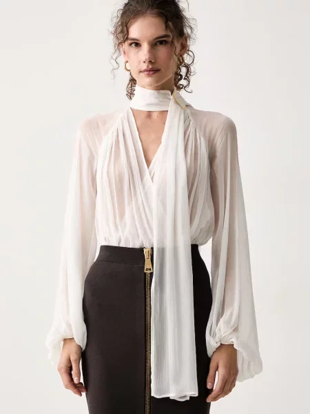 Elisabetta Franchi body pentru femei alb
