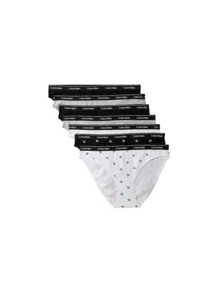 Calvin Klein Underwear Slip gri / negru alb