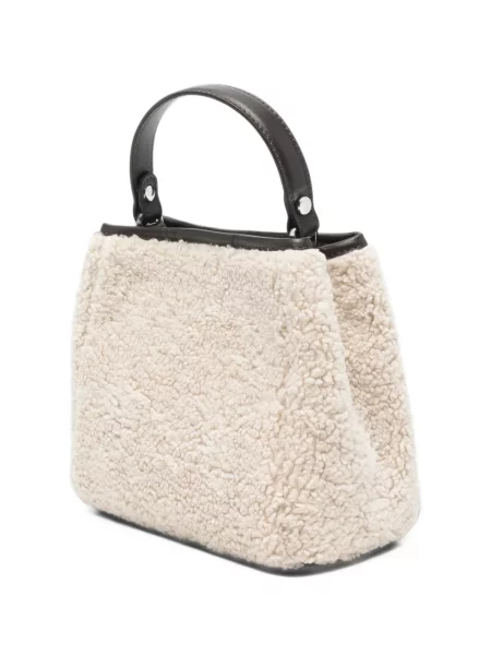 Geantă shopper Peserico din piele de oaie