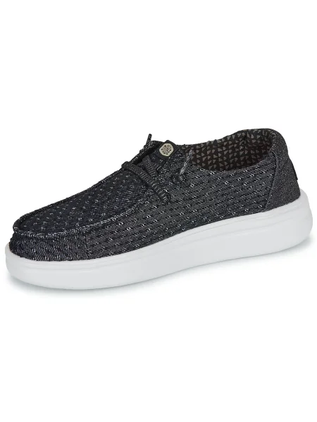 Pantofi Heydude din canvas negru