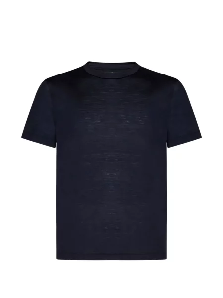 Tricou Franzese Collection de lână albastru