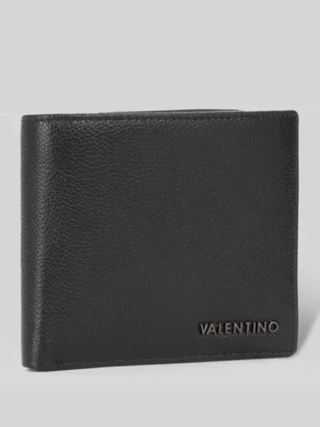 Portfel z cielęcej skóry nappa Valentino Bags czarny
