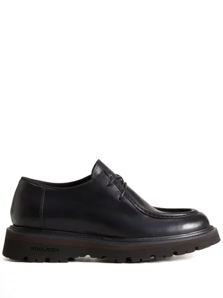 Pantofi Woolrich cu șireturi din dantelă negru