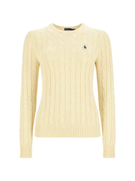 Siuvinėtas megztinis Polo Ralph Lauren mėlyna