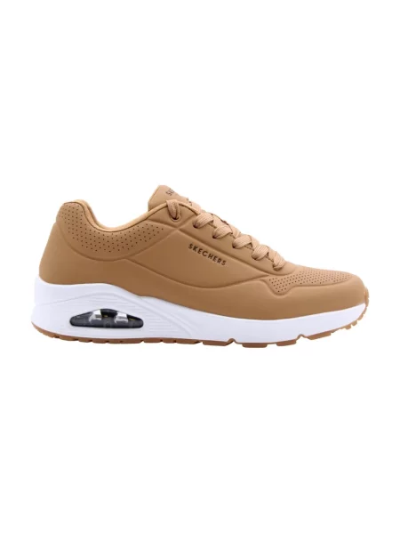 Sneakersy Skechers brązowe
