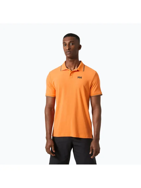 Мъжка поло тениска Helly Hansen Kos Polo poppy orange оранжево