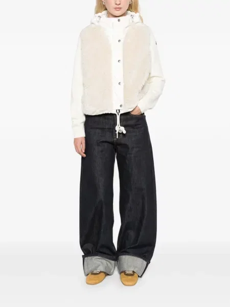 Cardigan Moncler de lână alb