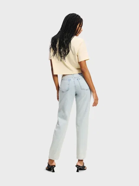 Прямые джинсы Karl Lagerfeld Jeans голубые
